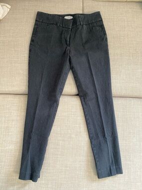 LOFT Charcoal Modern Skinny Ankle Pants